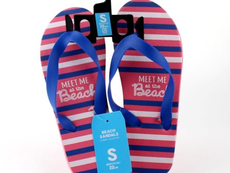 Beach Sandals (Polyethylene Polyvinyl Chloride S Stripes) Fashion