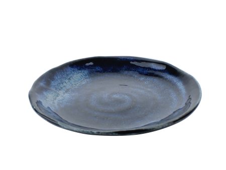 Navy Flower Porcelain Plate d.14.5cm Online Sale