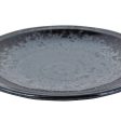 Black Pearl Porcelain Plate d.19.8cm For Sale