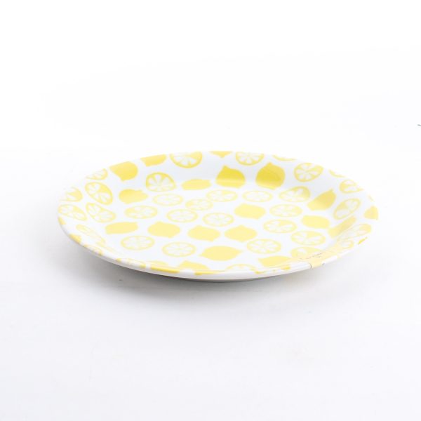 Lemon Motif Lightweight Porcelain Plate Fashion