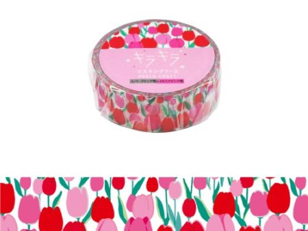 World Craft Glittery Tulip Masking Tape KRMT15-066 Sale