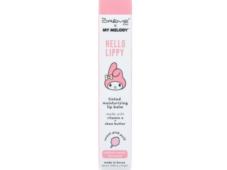 The Creme Shop My Melody Hello Lippy Tinted Moisturizing Lip Balm Cotton Candy Flavored Hot on Sale