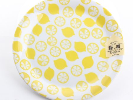 Lemon Motif Lightweight Porcelain Plate Fashion