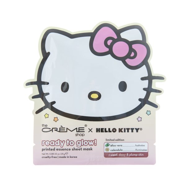 The Creme Shop Hello Kitty Ready to Glow! Printed Essence Sheet Mask Hot on Sale