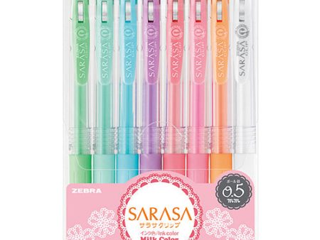 Zebra Blen Ballpoint Pen Sarasa Clip 0.5 MK 8 Color Set Hot on Sale