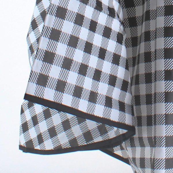 Checkered Poncho with Bag Rain Online Sale