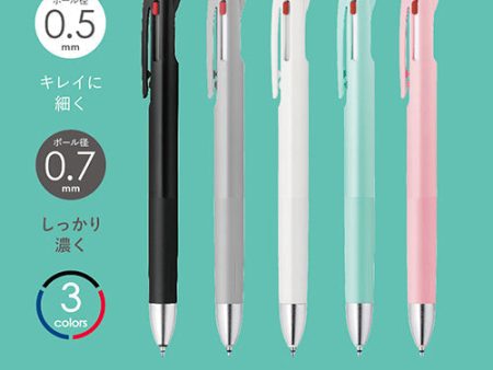 Zebra Blen 3C Oil-Based Multicolor Ballpoint Pen 05 0.5 Online Hot Sale