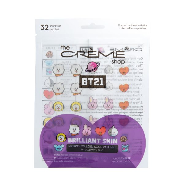 The Creme Shop BT21 Brilliant Skin Hydrocolloid Acne Patches For Discount