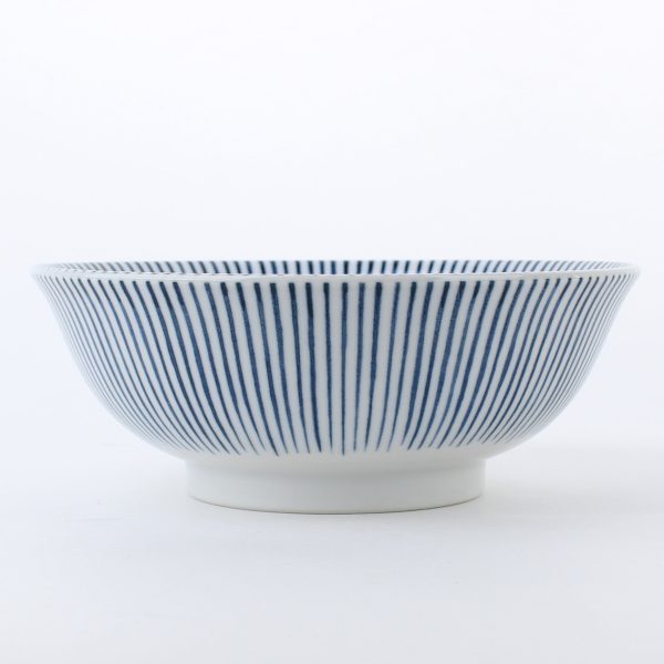 Kyou Tokusa Ten Grass Porcelain Ramen Bowl d.19.2cm Supply