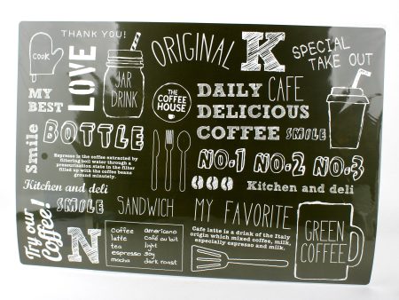 Placemat (PP Typography BN*BK 30x40cm) Fashion