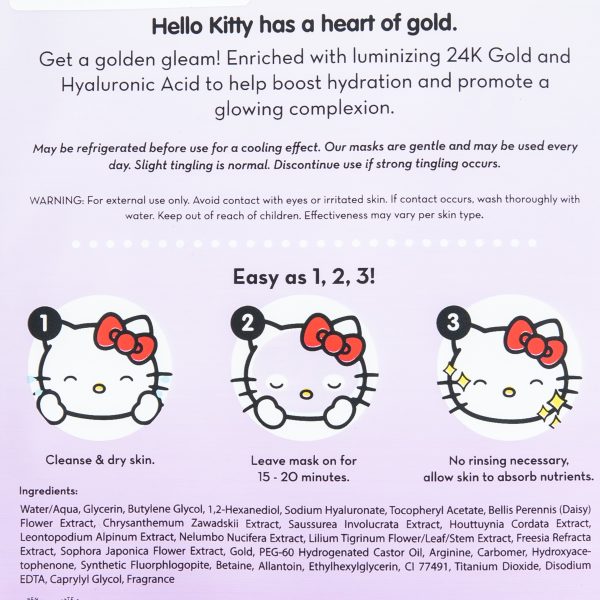 The Creme Shop Hello Kitty Ready Set Glow Sheet Mask Hot on Sale