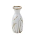 Milky White Pampas Grass Porcelain Tokkuri Sake Bottle 180mL Sale