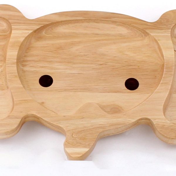 Elephant Wood  Plate (1.8x19x29cm) Supply