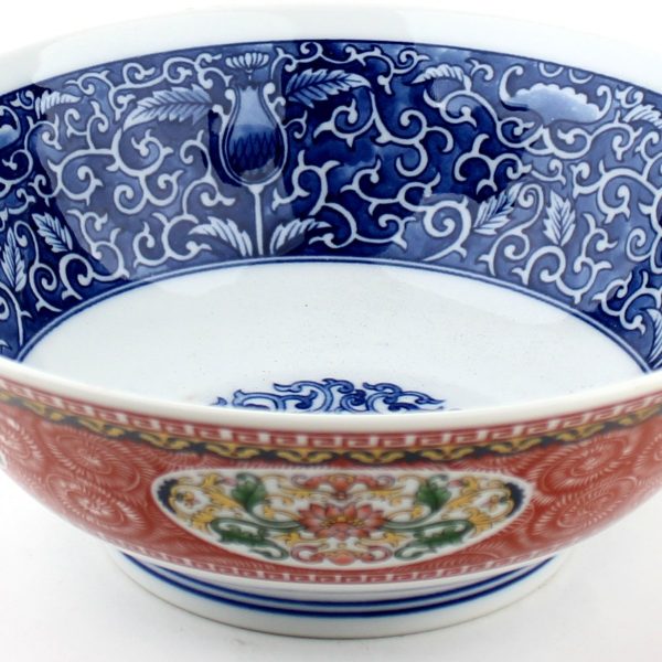 Nishiki-Japanese Brocade 19.5 cm Ceramic Ramen Bowl For Discount