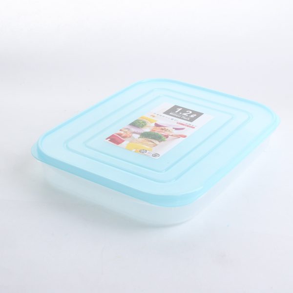 Microwavable Plastic Food Container (1.2L) For Sale