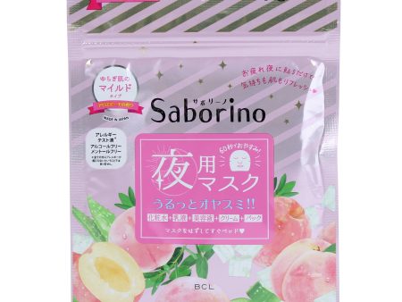 BCL Saborino 5-in-1 Alcohol & Menthol-Free Sheet Masks For Night Online now