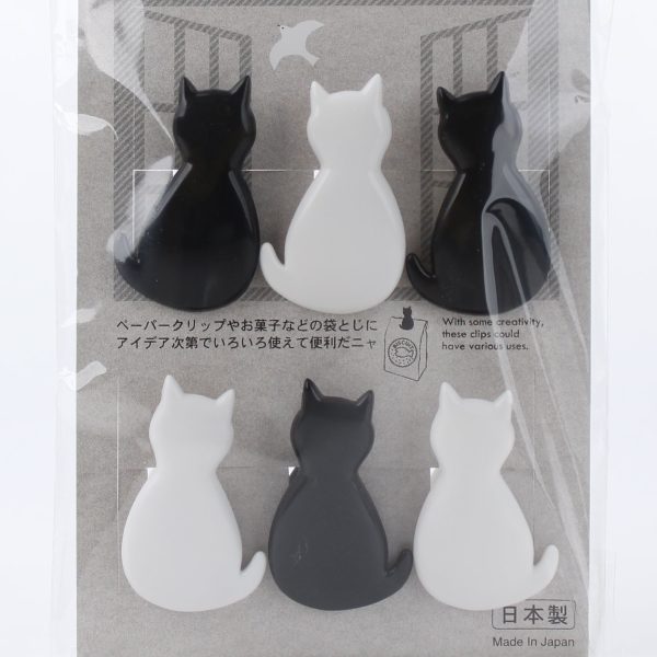 Kokubo Cat-Shaped Bag Clips (6pcs) Discount