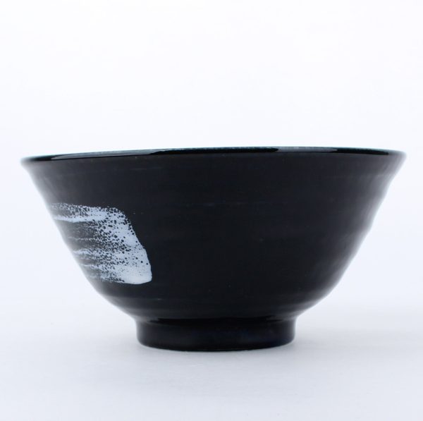 Youhen Kon Shiro Hake White Brush Stroke Ceramic Bowl d.17.5cm Online Hot Sale