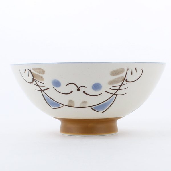 Kohiki Calico Cat Porcelain Bowl d.14cm For Sale