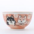 Shiba Dog Porcelain Bowl d.13cm Online Sale