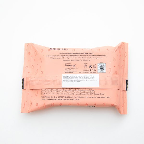 The Creme Shop BT21 Complete Cleansing Towelettes (Retinol + Watermelon) Online now