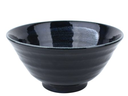 Youhen Kon Shiro Hake White Brush Stroke Ceramic Bowl d.17.5cm Online Hot Sale