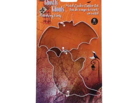 G.Ghous Hween 2pcs Metal Cookie Cutter Set, 2asst., tie on card Discount