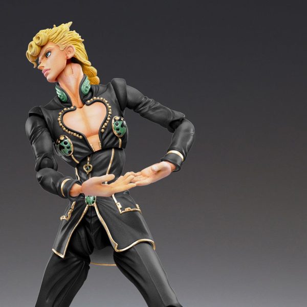 Super Figure Action Big JoJo s Bizarre Adventure Giorno Giovanna Ver.BLACK Cheap