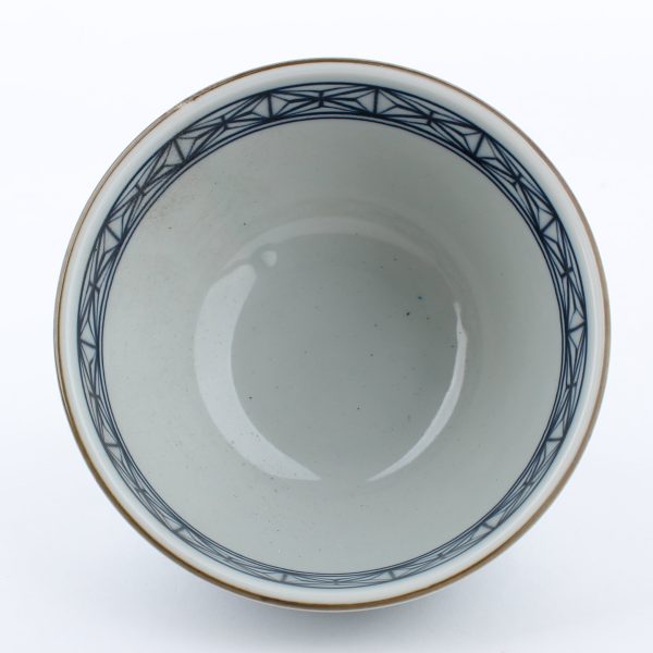 Kozome Komon Small Pattern Ceramic Bowl S d.12.9cm For Discount