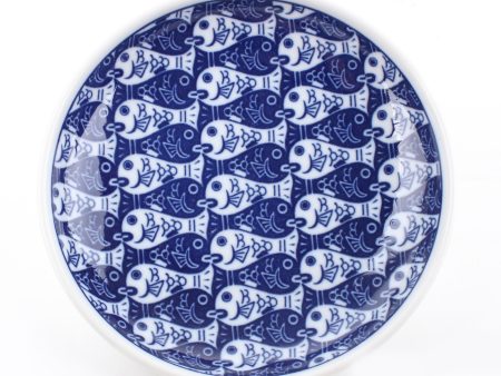 Red Snapper Design Ceramic Plate For Cheap