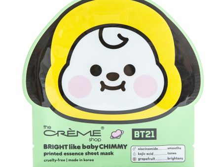 The Creme Shop BT21 BRIGHT Like Baby CHIMMY Printed Essence Sheet Mask Online Sale