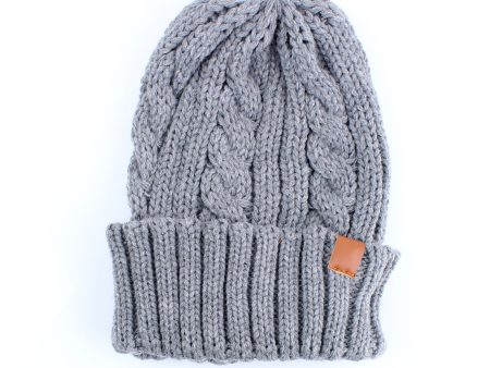 Cable-Knit Free Size Knit Hat Fashion