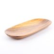 Acacia Wood Oval Long Plate (L) Supply