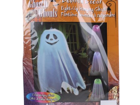 G.Ghouls 24  Colour Changing Light- Up Hanging Ghost, polybag Hot on Sale