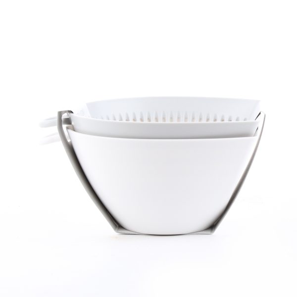 Dustpan-Shaped Colander & Bowl (2pcs) on Sale