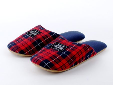 Checkered Slippers (27 cm 1 pair) For Discount