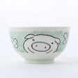 Pig Porcelain Bowl d.13cm Online Sale