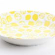 Lemon Motif Lightweight Porcelain Curry & Pasta Plate Fashion