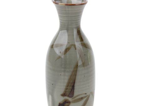 Mashiko Bamboo Porcelain Tokkuri Sake Bottle Online Sale