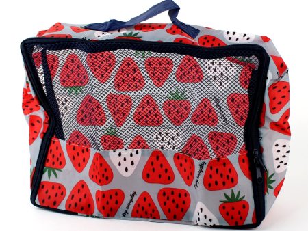 Strawberry Mesh Storage Case For Sale