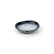 Plate (Stoneware Blue White Black 1.5cm d.8cm) For Discount