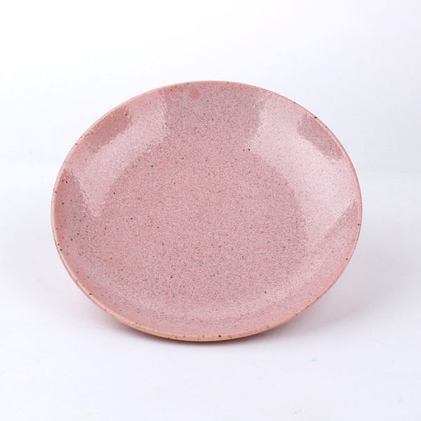 Pink Porcelain Plate (3cm d.16.5cm) For Cheap