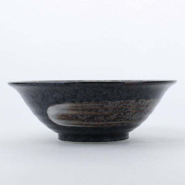 Akeyo Arabake Rough Brush Stroke Porcelain Bowl d.19.6cm Online now