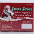 Set of 2 Ceramic Santa & Xmas Tree Salt & Pepper Shaker Set Supply