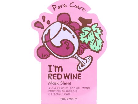 TONYMOLY I m REAL Mask Sheet Red Wine Face Sheet Mask 1pc Online Sale