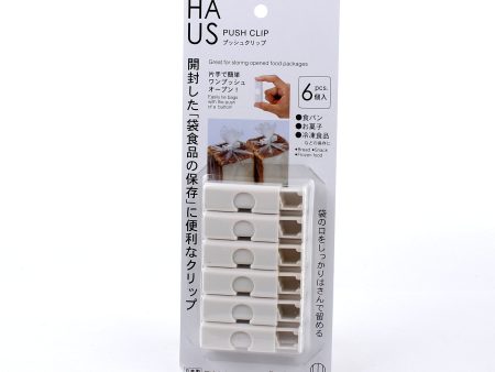 Kokubo HAUS Bag Push Clips (6pcs) Online Sale