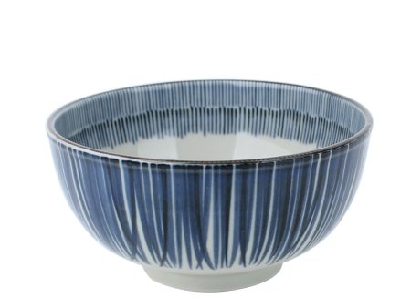 Kozome Hosotokusa Thin Ten Grass Porcelain Bowl d.16.2cm Online now