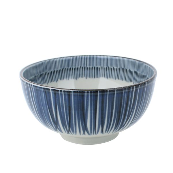 Kozome Hosotokusa Thin Ten Grass Porcelain Bowl d.16.2cm Online now