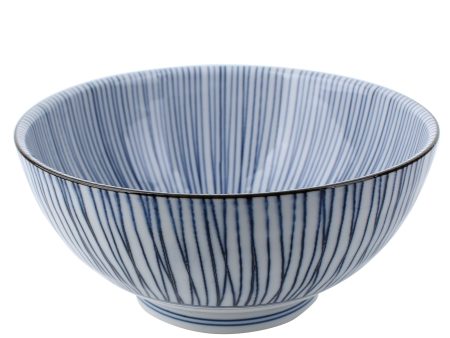 Hosotokusa Thin Ten Grass Porcelain Bowl d.18.5cm Discount