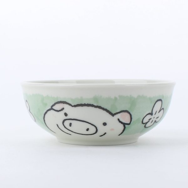 Pig Porcelain Bowl Online now